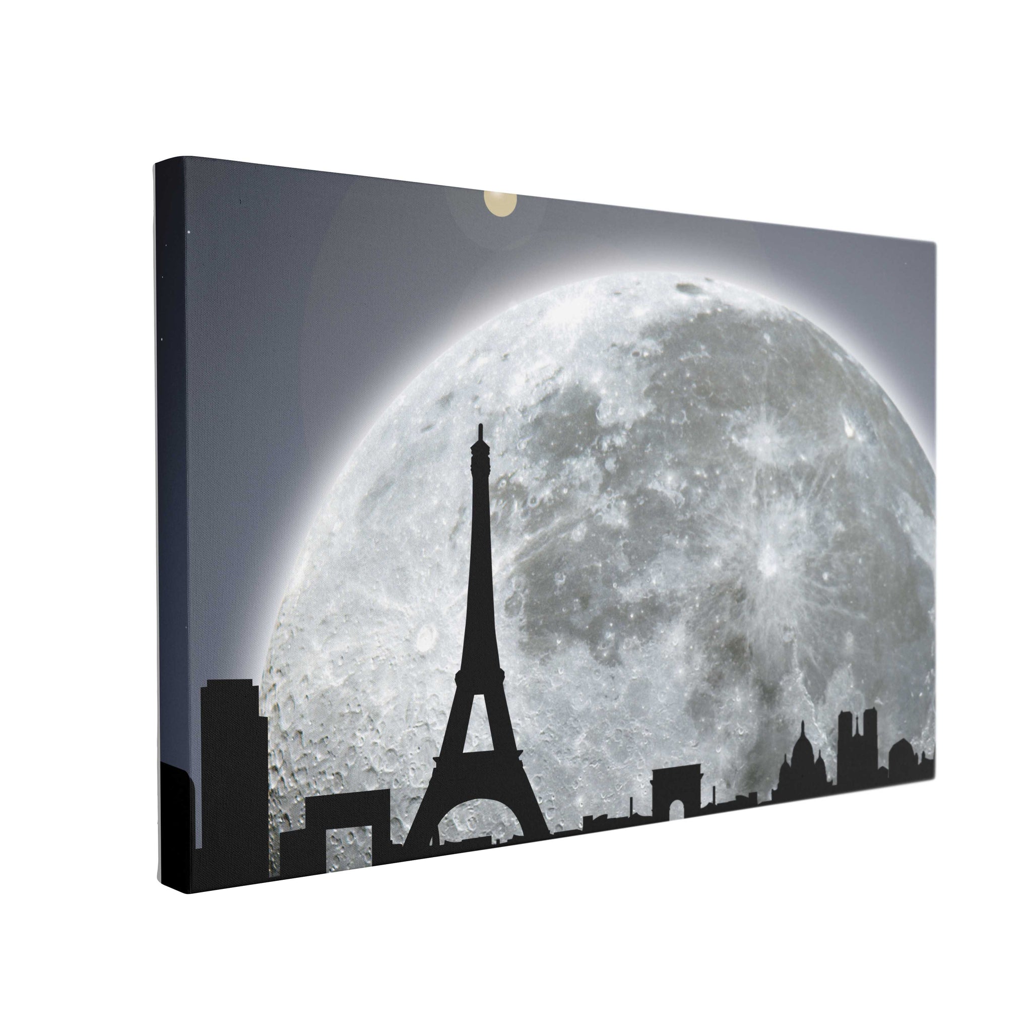 Tablou Canvas Big Moon on Paris