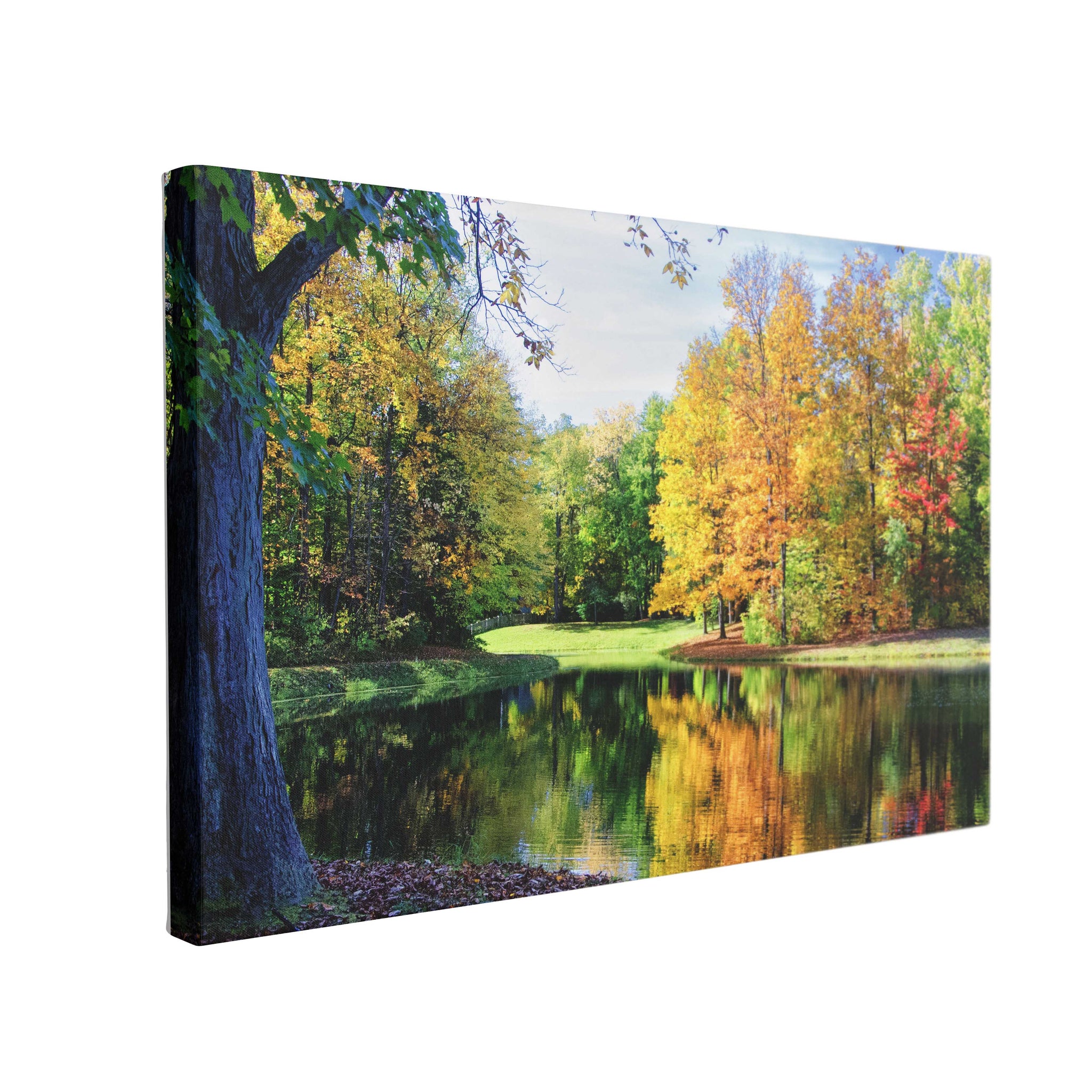 Tablou Canvas Colorful Trees Reflections