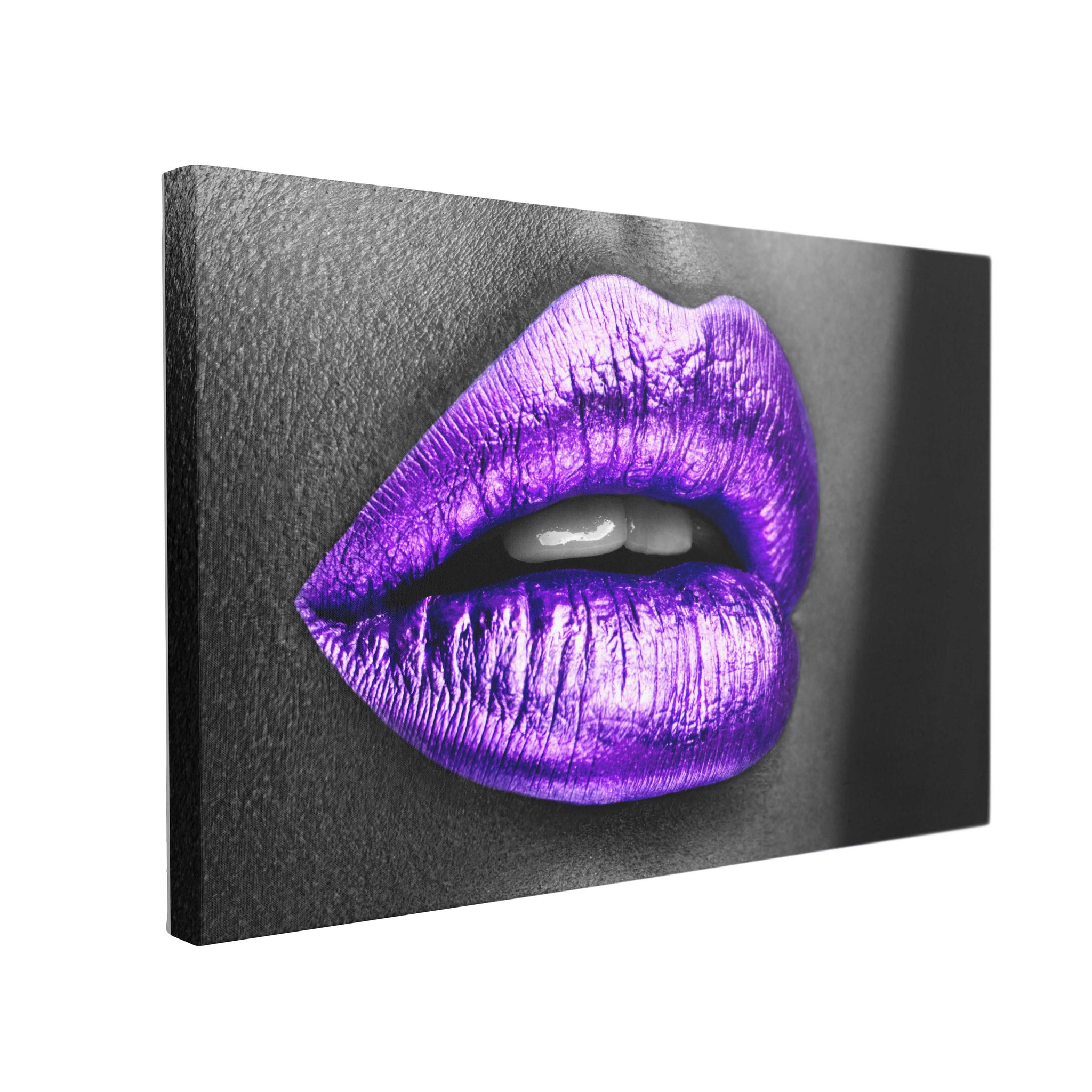 Tablou Canvas Purple Lips