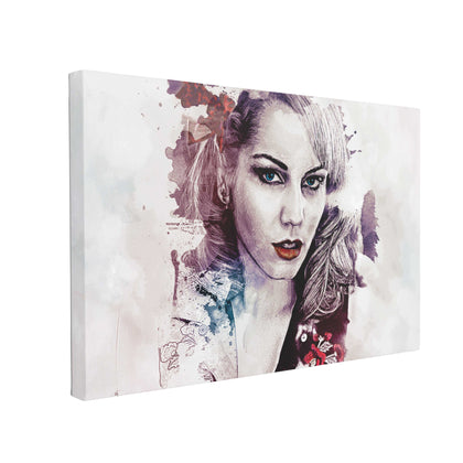 Tablou Canvas Abstract Girl Painted - canvasgift.ro