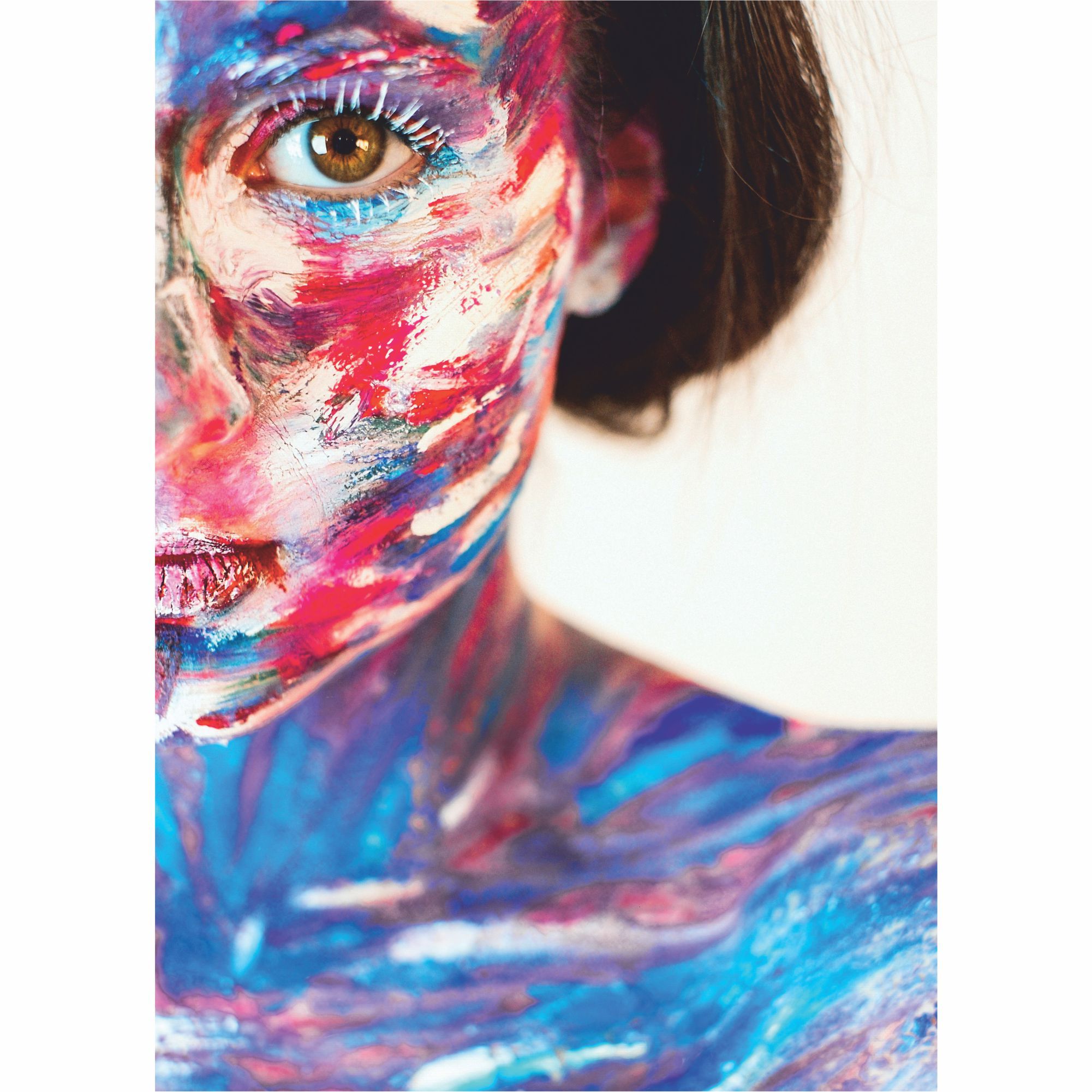 Tablou Canvas Abstract Colourful Girl