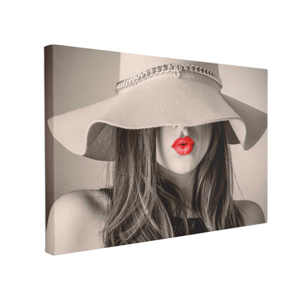 Tablou Canvas Red Lips - canvasgift.ro