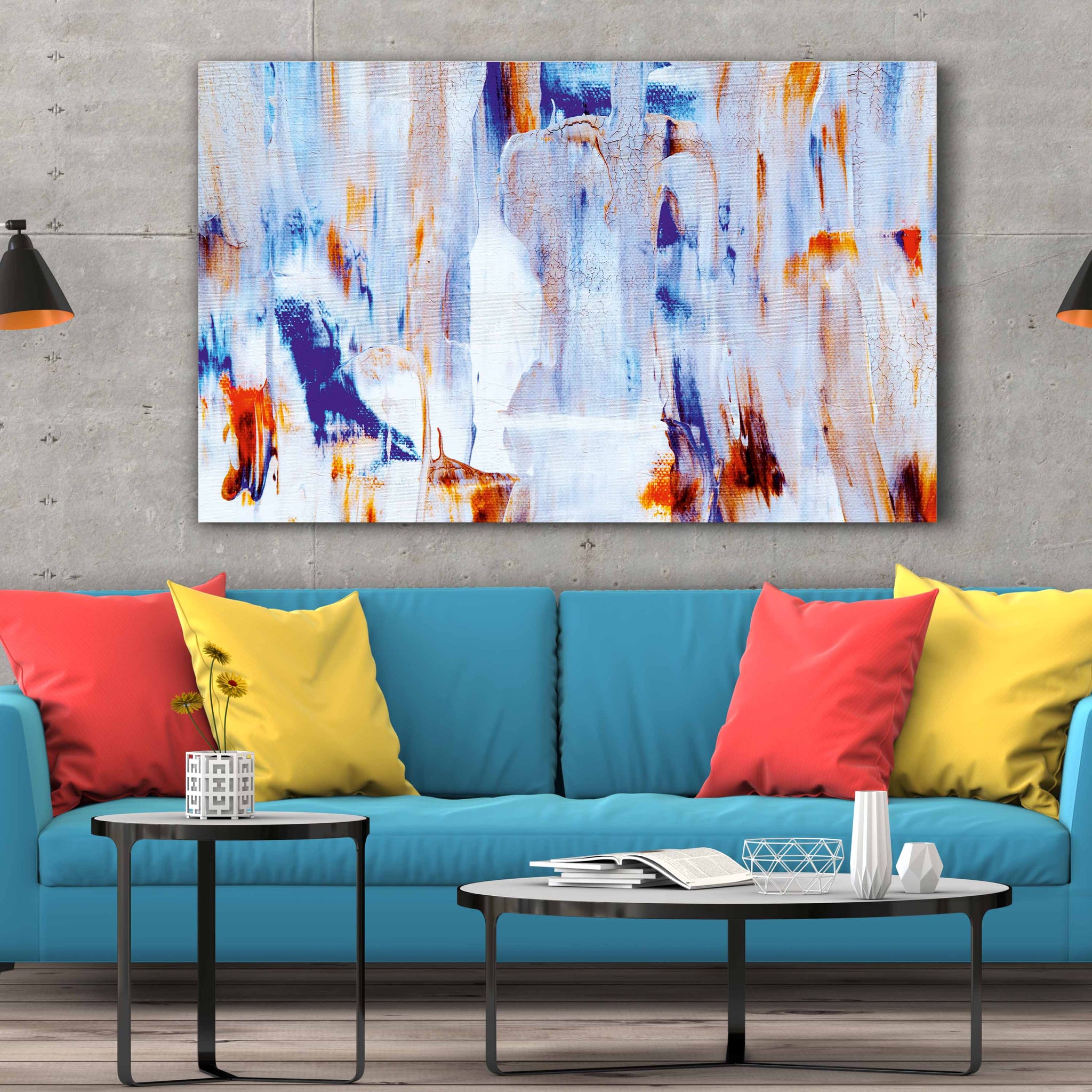 Tablou Canvas Abstract Blue