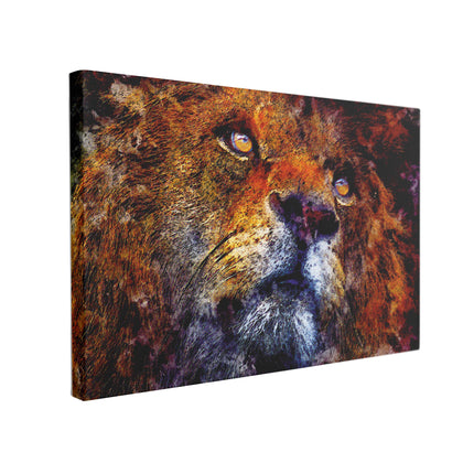 Tablou Canvas Lion Sauvage - canvasgift.ro