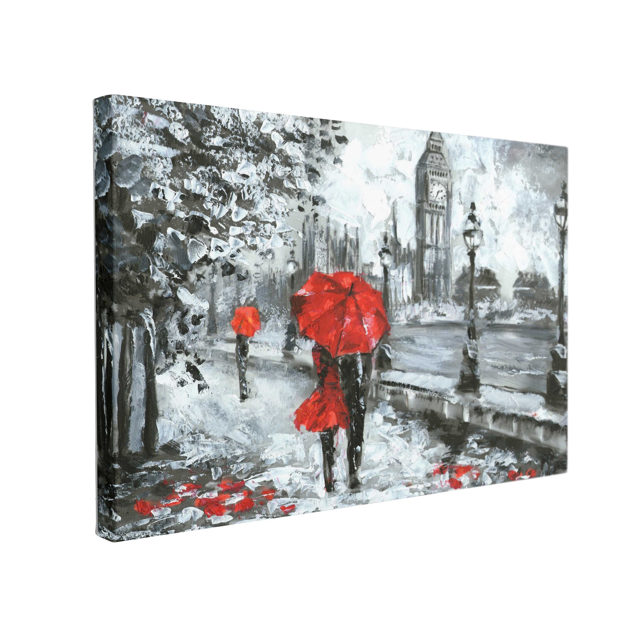 Tablou Canvas White and Red, Big Ben London