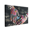 Tablou Canvas Colorful Hands on Tree Surface